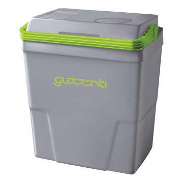 Guzzanti GZ 22B - Glacière portable pour voiture 22 l 58W/12V/230V gris/vert