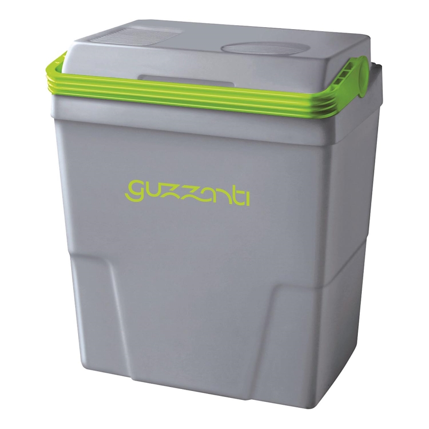 Guzzanti GZ 22B - Glacière portable pour voiture 22 l 58W/12V/230V gris/vert