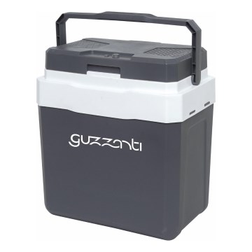 Guzzanti GZ 26B - Glacière électrique portable 26 l 57W/12V/230V gris