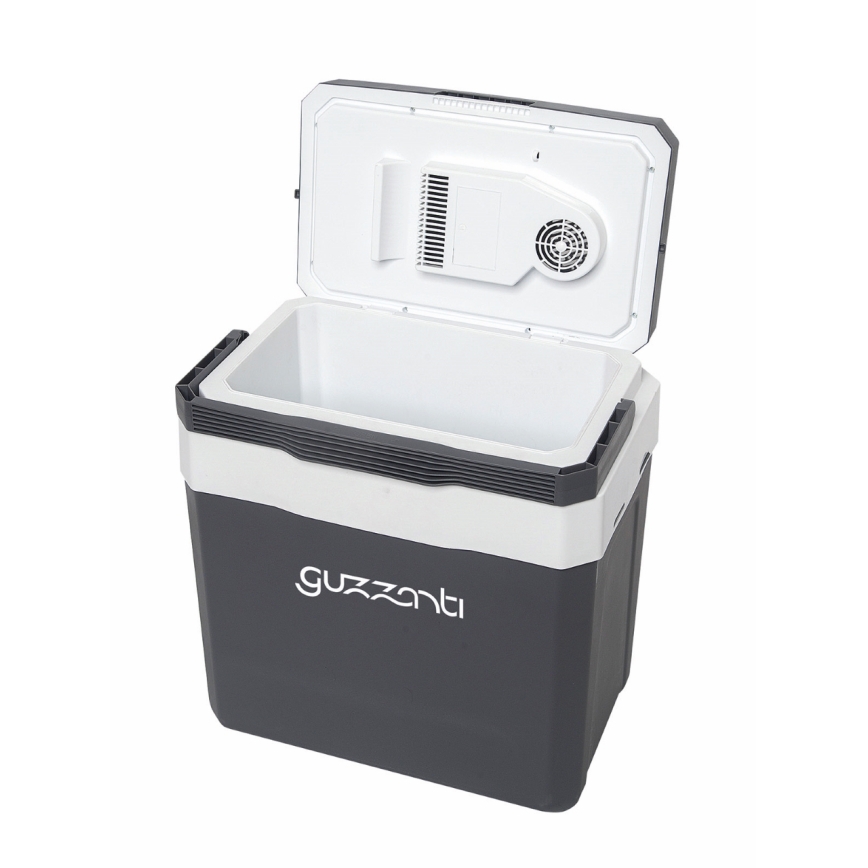 Guzzanti GZ 26B - Glacière électrique portable 26 l 57W/12V/230V gris
