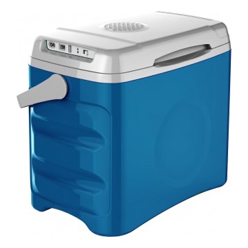 Guzzanti GZ 30BW - Glacière électrique portable pour voiture 29 l 65W/12V/230V bleue