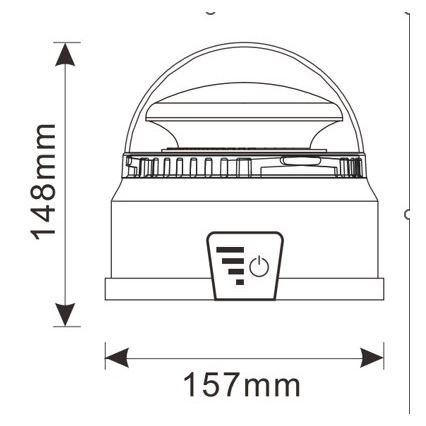 Gyrophare LED/12-24V IP65