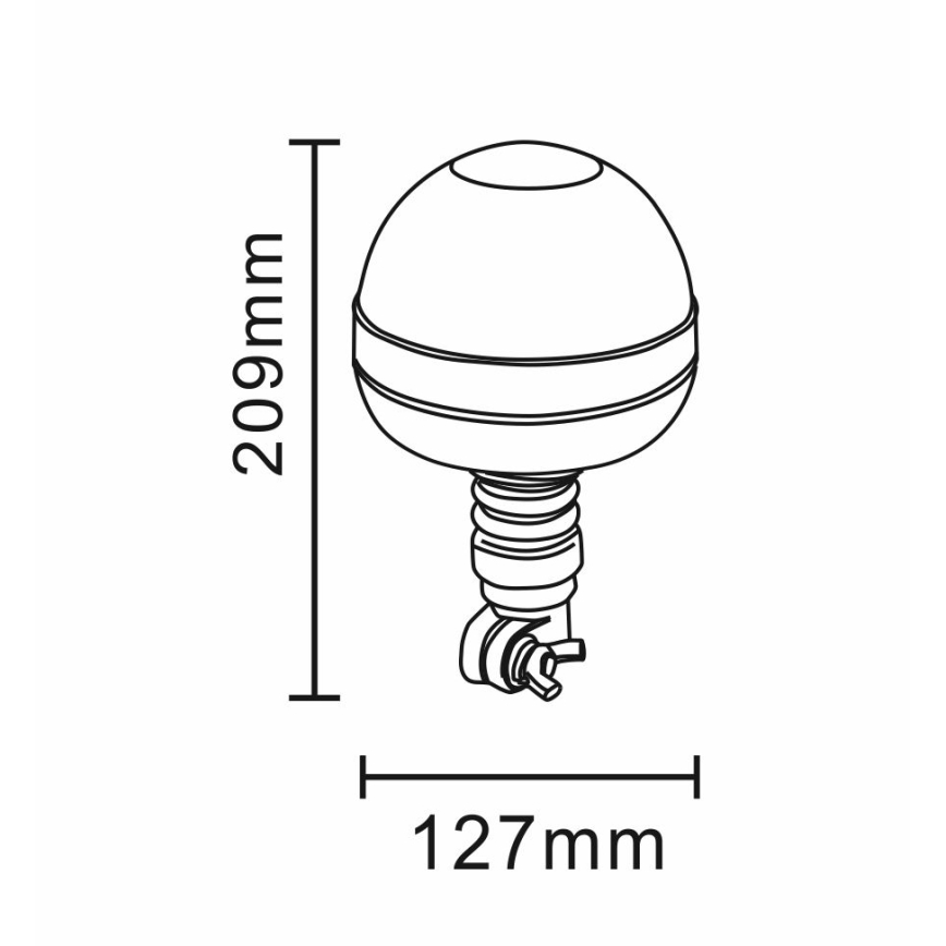 Gyrophare LED/12-24V IP66