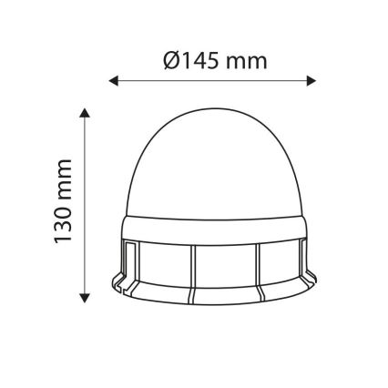 Gyrophare magnétique LED LIGHT LED SMD 5730/12-24V