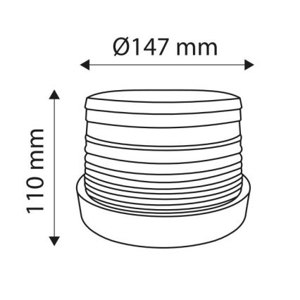 Gyrophare magnétique LED LIGHT LED SMD 5730/12-24V