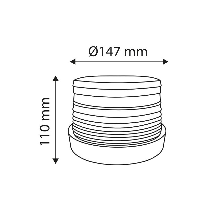 Gyrophare magnétique LED LIGHT LED SMD 5730/12-24V