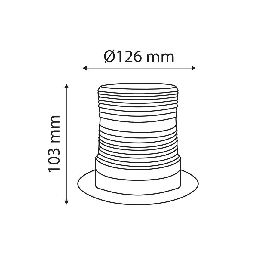 Gyrophare magnétique LIGHT LED SMD 5730/12-24V
