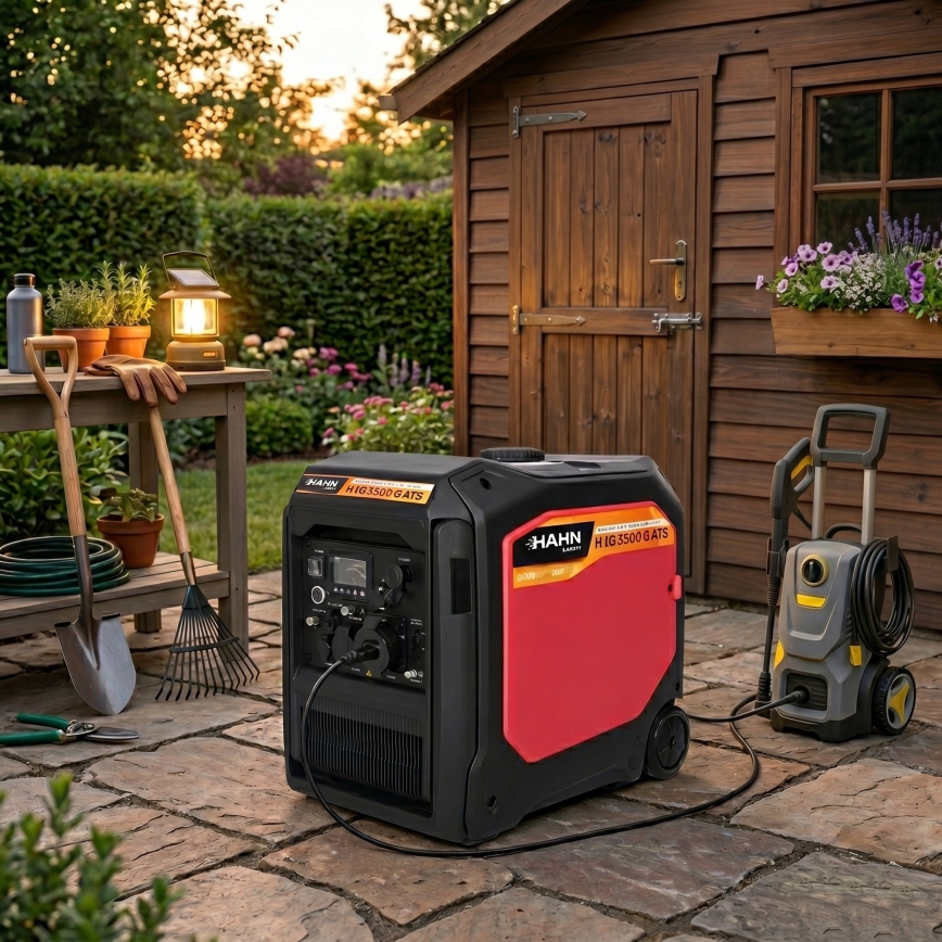 Hahn & Sohn 20086 - Groupe électrogène essence/GPL HIG 5500 G ATS 5500/5000W