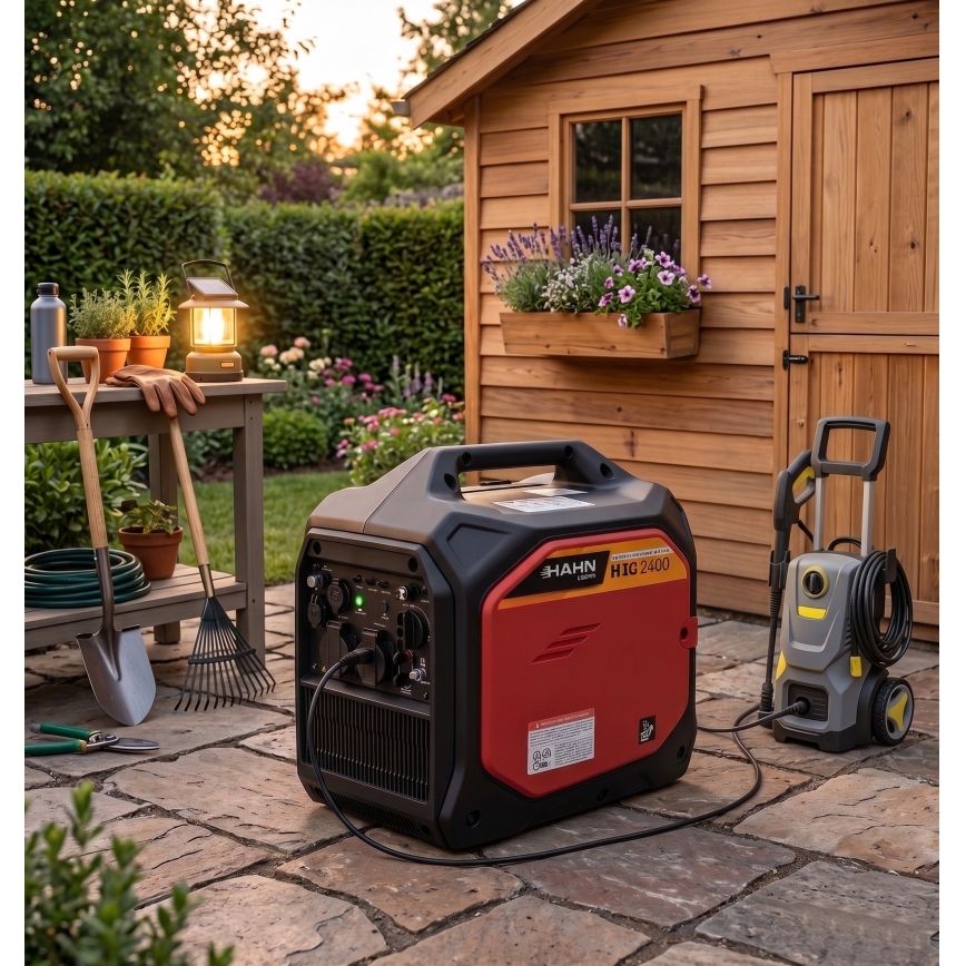 Hahn & Sohn 20095 - Groupe électrogène à essence HIG 2400 2200W