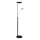 Halo Design 716067 - lampadaire LED à intensité variable VEGAS LED/20W/230V + LED/5W noir/chrome brillant