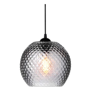 Halo Design 718443 - Suspension sur câble NOBB 1xE27/40W/230V Ø 22 cm, gris fumé