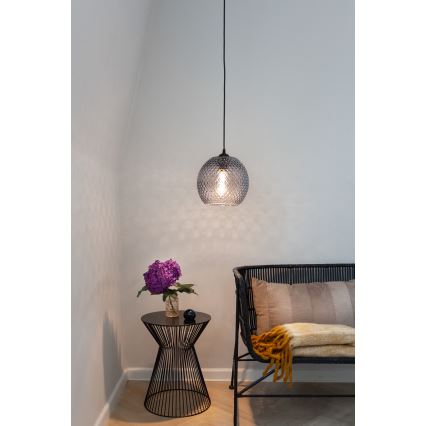 Halo Design 718443 - Suspension sur câble NOBB 1xE27/40W/230V Ø 22 cm, gris fumé