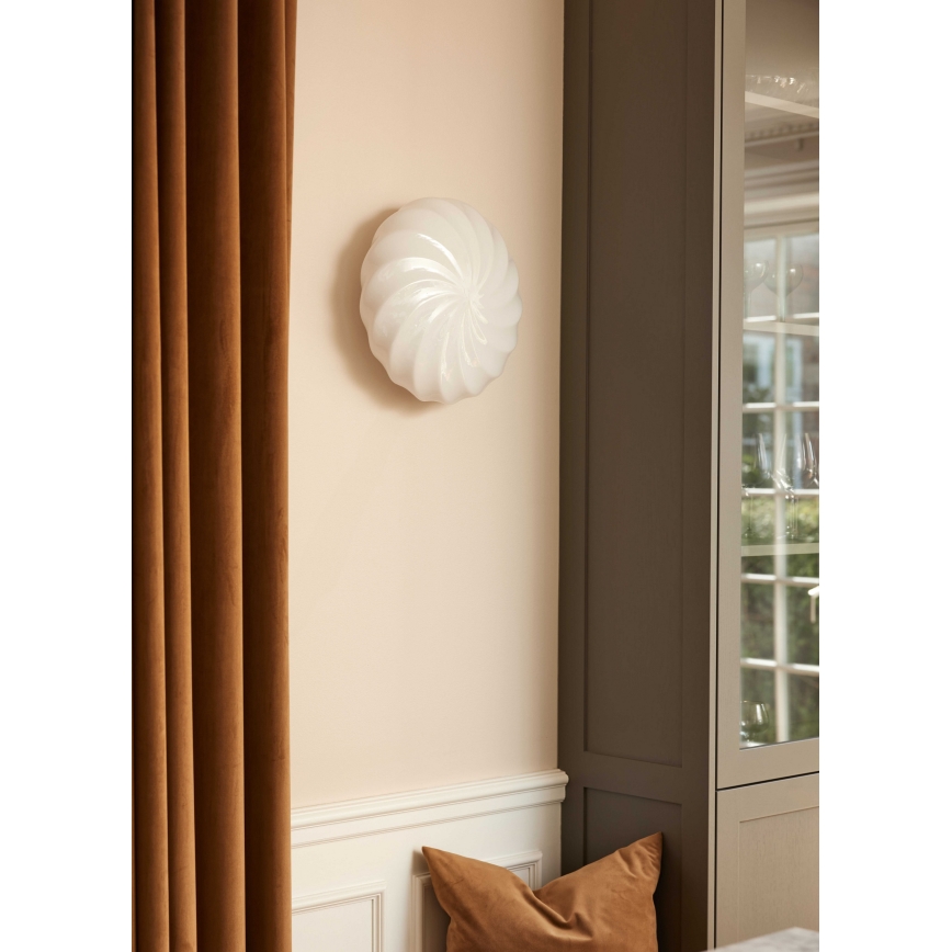 Halo Design 739547 - Applique murale TWIST 3xG9/28W/230V Ø 35 cm blanc/laiton