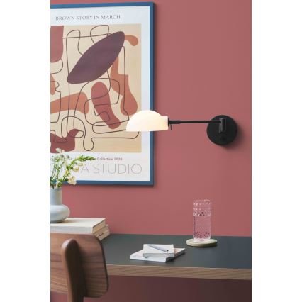 Halo Design 740215 - Applique murale KJOBENHAVN 1xG9/28W/230V noire