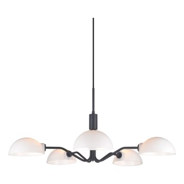 Halo Design 740369 - Suspension sur câble KJOBENHAVN 5xG9/28W/230V Ø 50 cm noire