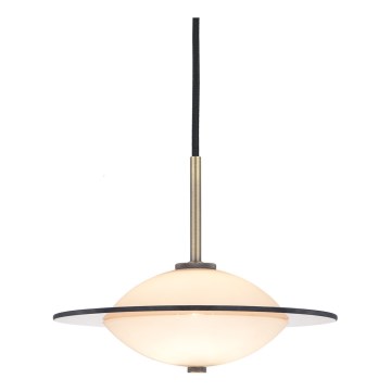 Halo Design 743599 - Suspension sur câble ORBIT 1xG9/7W/230V Ø 24 cm blanc/laiton/gris fumé