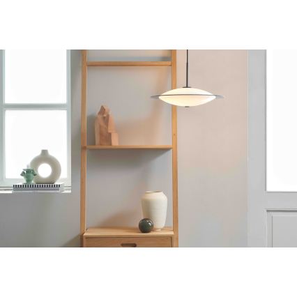 Halo Design 743629 - Suspension sur câble ORBIT 3xG9/7W/230V Ø 40 cm blanc/laiton/gris fumé
