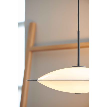 Halo Design 743629 - Suspension sur câble ORBIT 3xG9/7W/230V Ø 40 cm blanc/laiton/gris fumé