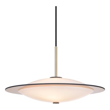 Halo Design 743629 - Suspension sur câble ORBIT 3xG9/7W/230V Ø 40 cm blanc/laiton/gris fumé