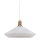 Halo Design 744268 - Suspension sur câble PARIS 1xE27/60W/230V Ø 56 cm blanc/laiton/chêne