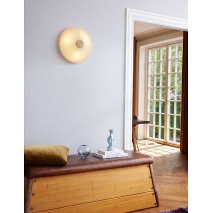 Halo Design 745081 - Applique murale PARIS 3xG9/28W/230V Ø 40 cm blanc/laiton/chêne