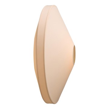 Halo Design 745111 - Applique murale PARIS 1xE27/40W/230V Ø 56 cm crème/chêne