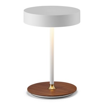 Halo Design 745760 - Lampe de table rechargeable à LED dimmable ON THE MOVE LED/2,5W/4000 mAh blanc/bois