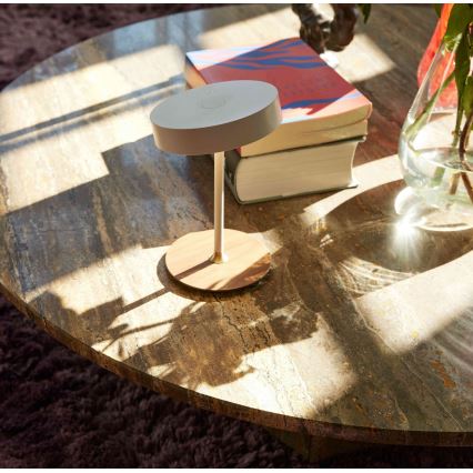 Halo Design 745760 - Lampe de table rechargeable à LED dimmable ON THE MOVE LED/2,5W/4000 mAh blanc/bois