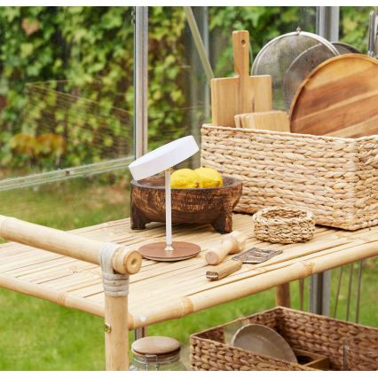 Halo Design 745760 - Lampe de table rechargeable à LED dimmable ON THE MOVE LED/2,5W/4000 mAh blanc/bois