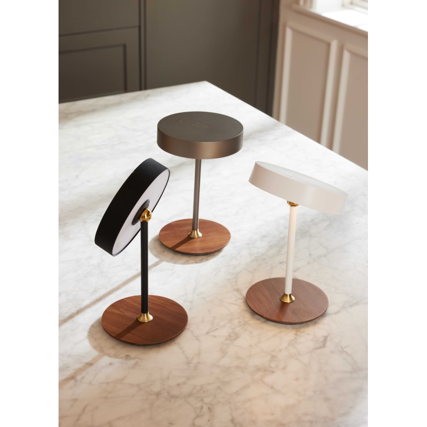 Halo Design 745760 - Lampe de table rechargeable à LED dimmable ON THE MOVE LED/2,5W/4000 mAh blanc/bois