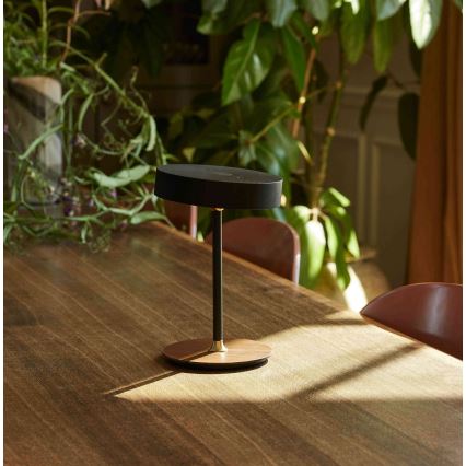 Halo Design 745777 - Lampe de table LED rechargeable et dimmable ON THE MOVE LED/2,5W/4000 mAh noir/bois