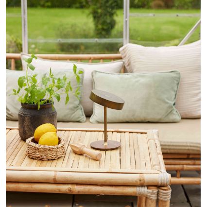 Halo Design 745784 - Lampe de table rechargeable LED à intensité variable ON THE MOVE LED/2,5W/4000 mAh laiton/bois