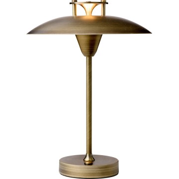 Halo Design 746149 - Lampe de table d'extérieur rechargeable et dimmable MINI STEPP LED, 1,8 W, 1600 mAh, IP44, laiton