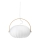 Halo Design 746347 - Suspension sur câble DC 1xE27/40W/230V Ø 40 cm blanc/chêne