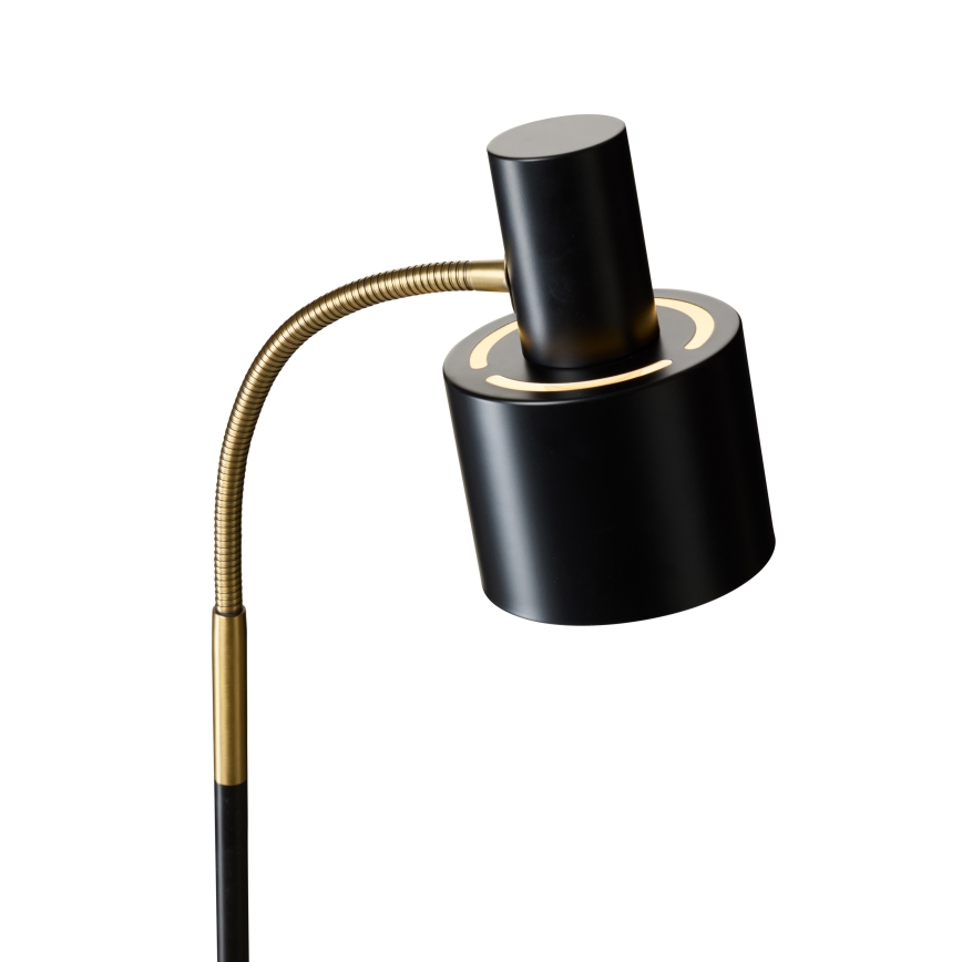 Halo Design 746866 - Lampadaire VOGUE 1xE27/40W/230V noir/laiton