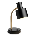 Halo Design 746927 - Lampe de table VOGUE 1xE27/40W/230V noir/laiton
