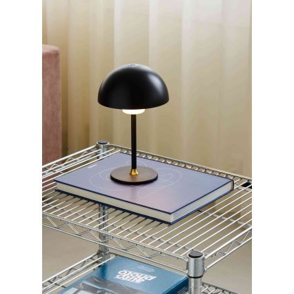 Halo Design 747573 - Lampe de table LED rechargeable et dimmable MOON LIGHT LED/2,7W/2600 mAh noire