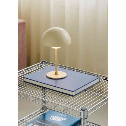 Halo Design 747597 - Lampe de table LED rechargeable dimmable MOON LIGHT LED/2,7W/2600 mAh crème