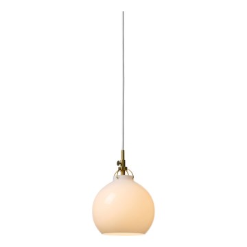 Halo Design 747924 - Suspension sur câble TOSCANA 1xG9/28W/230V Ø 18 cm crème/laiton