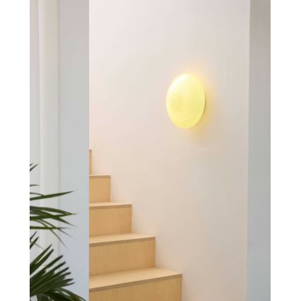 Halo Design 748693 - Plafonnier CANDY 1xE27/40W/230V diam. 30 cm beige/laiton