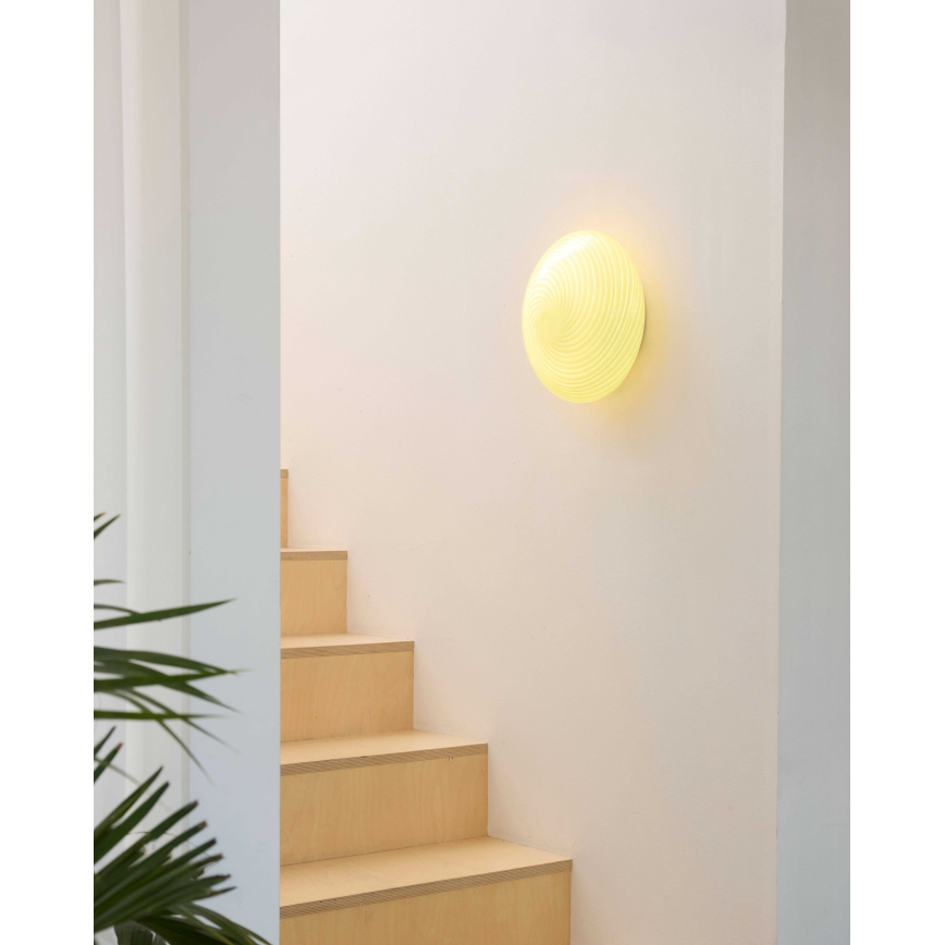 Halo Design 748693 - Plafonnier CANDY 1xE27/40W/230V diam. 30 cm beige/laiton