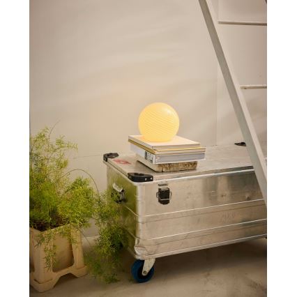 Halo Design 748808 - Lampe de table CANDY 1xE14/25W/230V Ø 20 cm beige