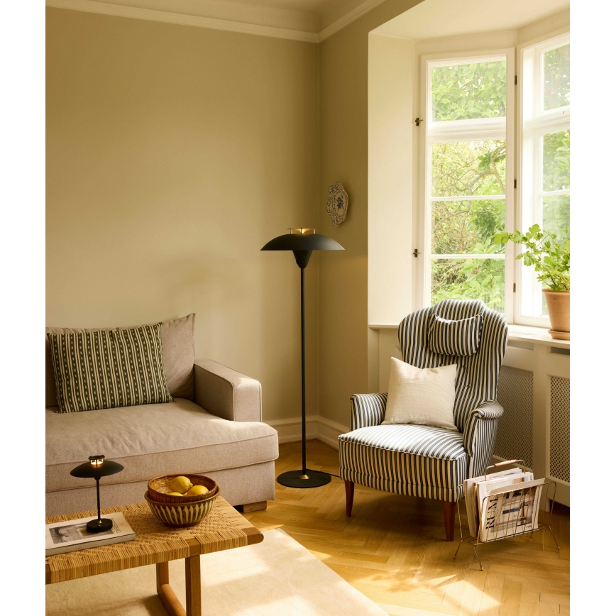 Halo Design 748976 - Lampadaire STEPP 1xE27/28W/230V noir/laiton