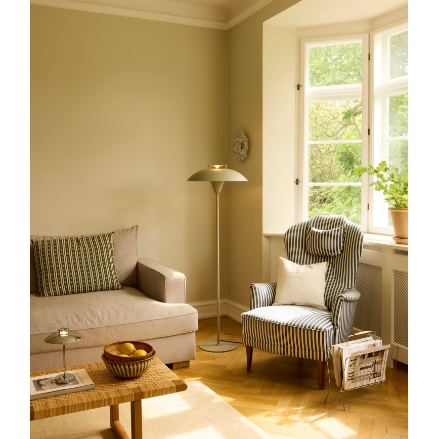 Halo Design 748990 - Lampadaire STEPP 1xE27/28W/230V beige/laiton