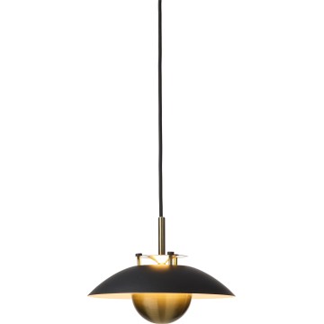Halo Design 749034 - Suspension LED dimmable sur câble STEPP LED/12W/230V ø 24 cm noir/laiton