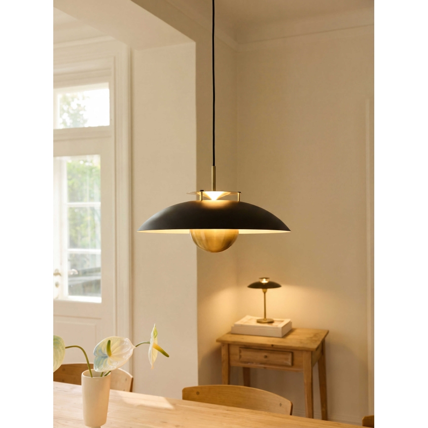 Halo Design 749102 - Suspension LED dimmable sur câble STEPP LED/24W/230V Ø 46 cm noir/laiton