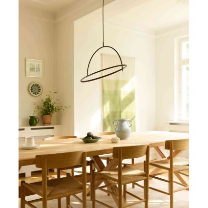 Halo Design 749546 - Suspension LED dimmable TILT sur câble, LED/40W/230V, Ø 60 cm, noire