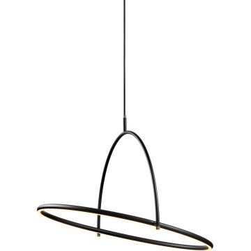 Halo Design 749546 - Suspension LED dimmable TILT sur câble, LED/40W/230V, Ø 60 cm, noire