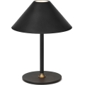 Halo Design 800803 - Lampe de table extérieure rechargeable à LED dimmable HYGGE LED/3W/4000 mAh IP54 noire