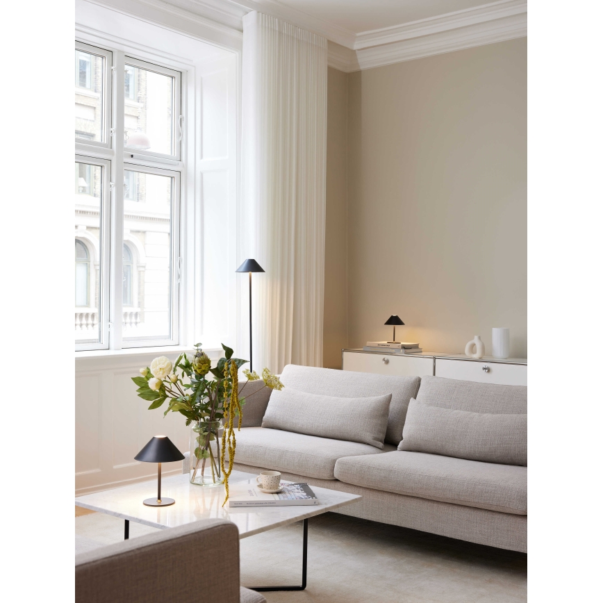 Halo Design 800803 - Lampe de table extérieure rechargeable à LED dimmable HYGGE LED/3W/4000 mAh IP54 noire